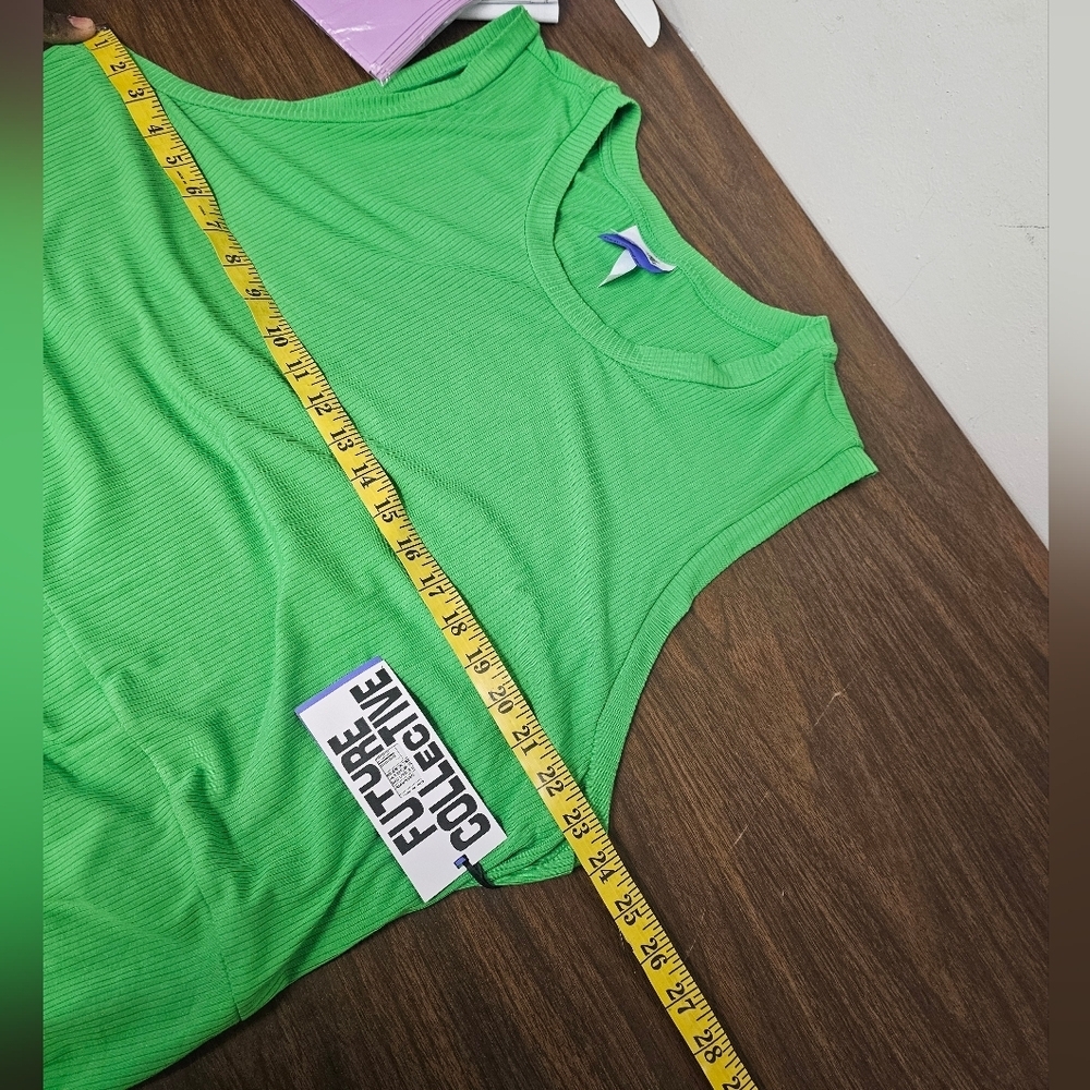 Future Collective Dresses Nwt Future Collective Kahlana Barfield Brown Ribbed - Picture 7 of 9